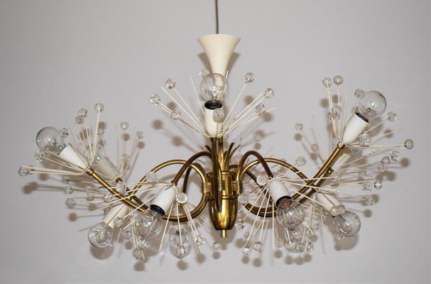 Large 12-Arm Pyra Snowflake Chandelier by Emil Stejnar for Rupert Nikoll, 1950s-VA-724769