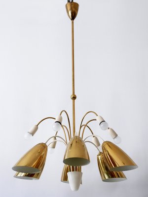 Large 12-Armed Sputnik Chandelier from Vereinigte Werkstätten-WPT-1215964