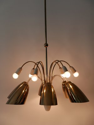 Large 12-Armed Sputnik Chandelier from Vereinigte Werkstätten-WPT-1215964