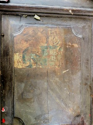 Large 17th Century Louis XIV Double Door with Signs and Traces of Lacquering Decorations, Italy-RAQ-2033394