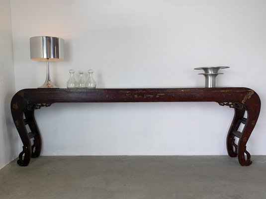 Large 18th Century Chinese Console Table-ID-1314998