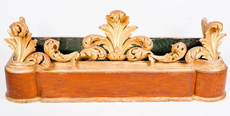 Large 18th-Century Italian Giltwood Jardinière or Planter-MBH-1031604