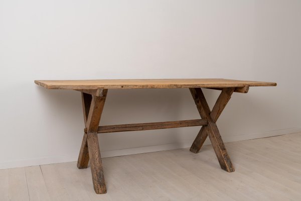 Large 18th Century Swedish Pine Table-MJF-931295