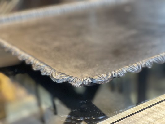 Large 19th century Cast Iron Serving Tray, France-LA-1804264