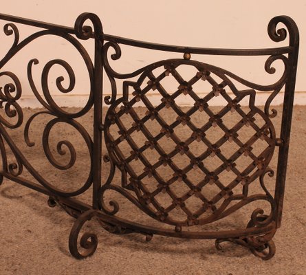 Large 19th Century Fire Place Screen-HPU-1730301