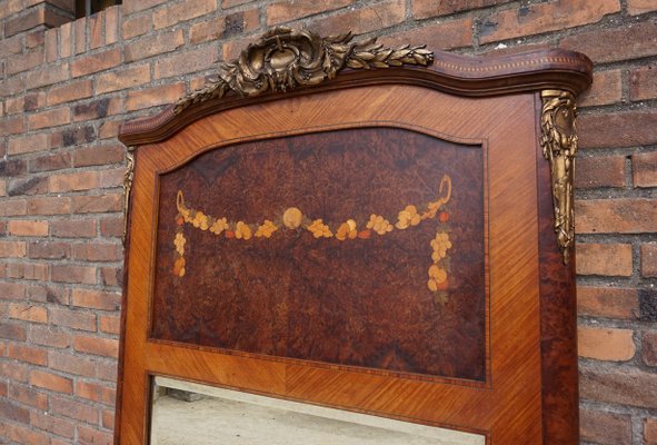 Large 19th Century French Fireplace Mirror-EA-1395955