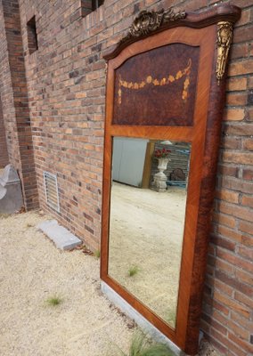 Large 19th Century French Fireplace Mirror-EA-1395955