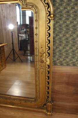 Large 19th Century Gothic Style Mirror, 1850-KMQ-2040937