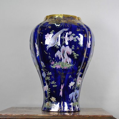 Large 19th Century Iron Stone Vase by Mason's Patent Ironstone China-SYQ-701447