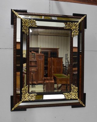 Large 19th Century Louis XIV Style Rectangular Mirror-RVK-581373