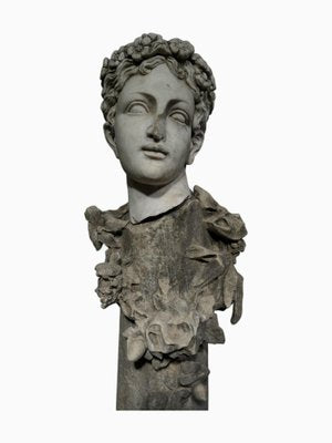 Large 19th Century Marble Statue, 1890s-FDW-2039633