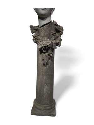 Large 19th Century Marble Statue, 1890s-FDW-2039633