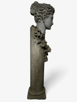 Large 19th Century Marble Statue, 1890s-FDW-2039633