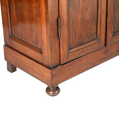 Large 19th Century Neoclassical Solid Walnut Cabinet-NJV-568955