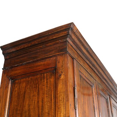 Large 19th Century Neoclassical Solid Walnut Cabinet-NJV-568955