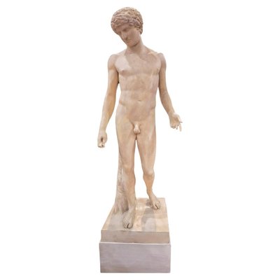 Large 19th Century Plaster Sculpture of a Greek Figure, 1890s-FDW-2039601