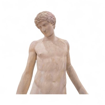 Large 19th Century Plaster Sculpture of a Greek Figure, 1890s-FDW-2039601