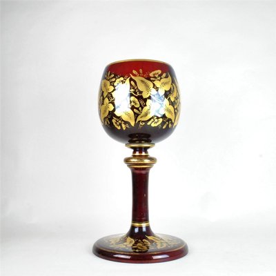 Large 19th Century Ruby Crystal Glass-SYQ-909178