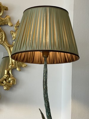 Large 20th Century Heron Floor Lamp in Bronze-UQL-1442034