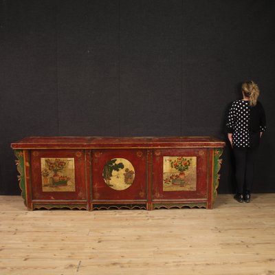 Large 20th Century Lacquered Oriental Furniture Sideboard, 1960s-RP-2027553