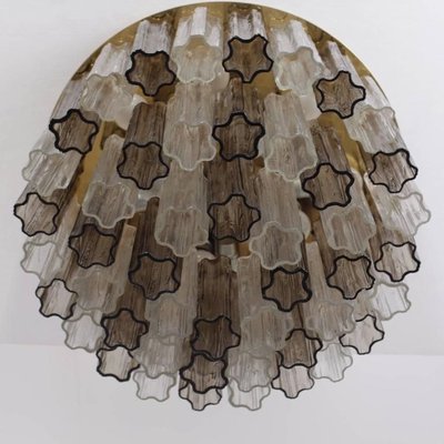 Large 3-Tier Murano Glass Flush Mount by Toni Zuccheri for Kalmar, 1960s-VLZ-631884