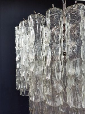 Large 3-Tier Murano Glass Tubular Chandelier, 1980s-FHZ-669121