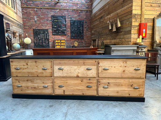 Large 6-Drawer Cabinet, 1940s-WSZ-1750660