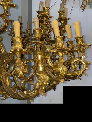 Large 60-Light Gilt Chandelier, Paris-FLW-1401976