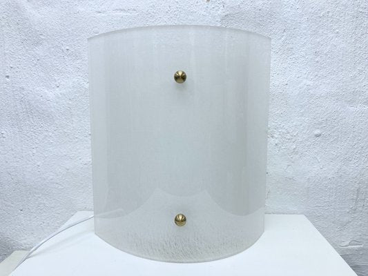 Large Acrylic and Brass Wall Lamp, 1970s-1980s-AET-1722733