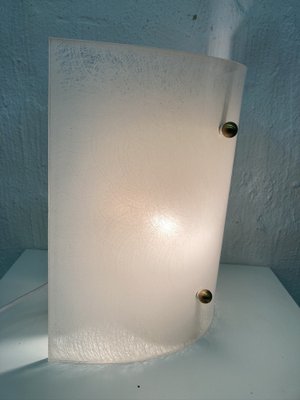 Large Acrylic and Brass Wall Lamp, 1970s-1980s-AET-1722733