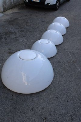 Large Acrylic Glass Sconces by Elio Martinelli for Martinelli Luce, 1970s, Set of 5-EH-853014