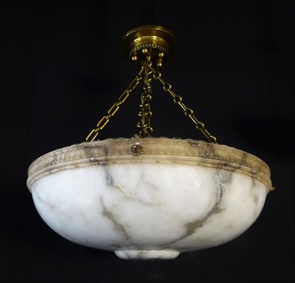 Large Alabaster Ceiling Lamp-FPY-1364584