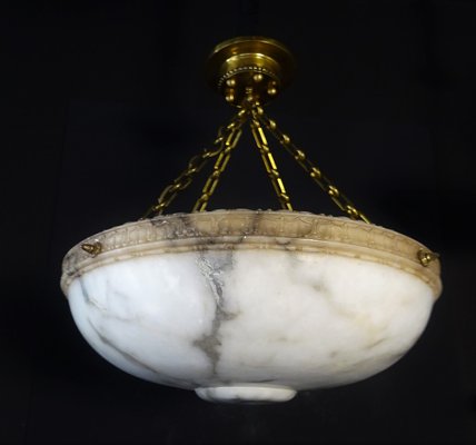 Large Alabaster Ceiling Lamp-FPY-1364584