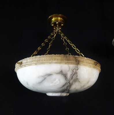 Large Alabaster Ceiling Lamp-FPY-1364584