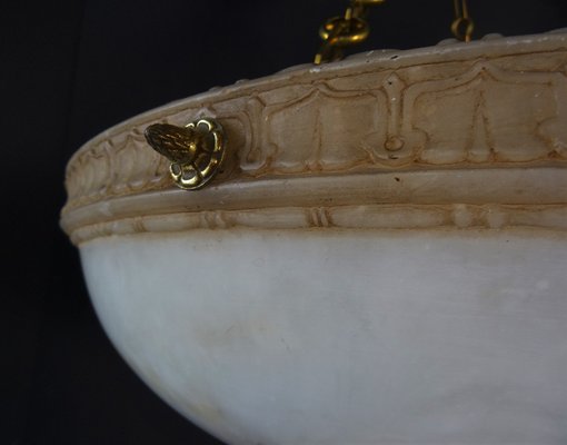 Large Alabaster Ceiling Lamp-FPY-1364584