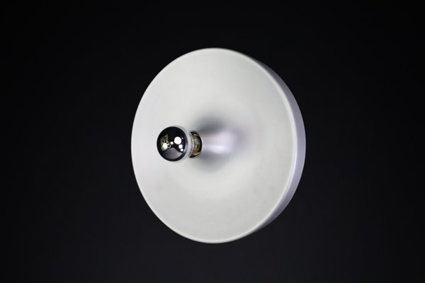 Large Aluminum Disc Wall Lights from Charlotte Perriand, Germany, 1960s-TRW-1728483