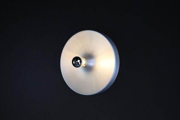 Large Aluminum Disc Wall Lights from Charlotte Perriand, Germany, 1960s-TRW-1728483