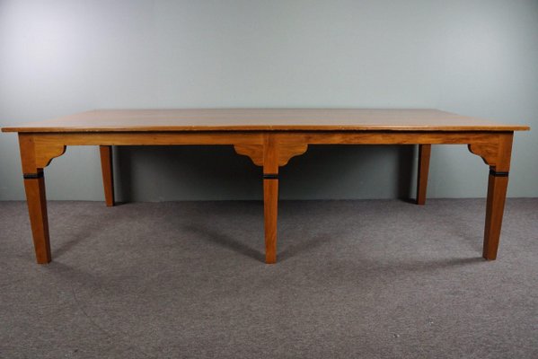 Large Amsterdam School Dining Table, Early 20th Century-HPP-1719033