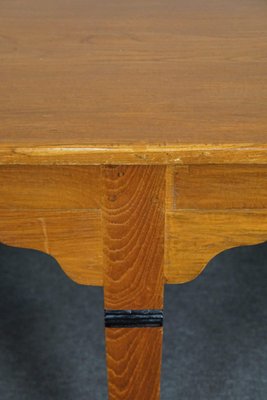 Large Amsterdam School Dining Table, Early 20th Century-HPP-1719033