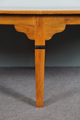 Large Amsterdam School Dining Table, Early 20th Century-HPP-1719033