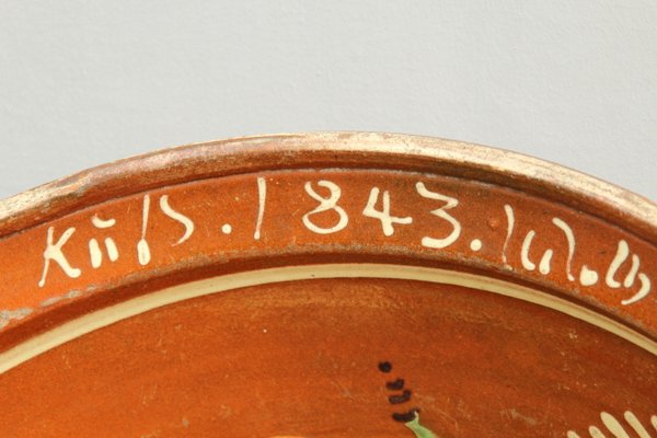 Large Antique Ceramic Bowl from Wettelsheim, 1843-DUM-1398406