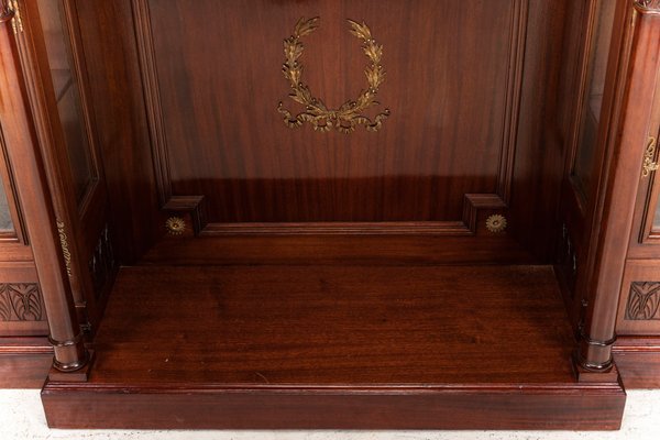 Large Antique Console Table with Mirror, 1910s-ZZH-693942