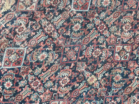 Large Antique Distressed Runner Mahal Hand Knotted Rug-YMM-1061963