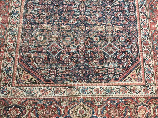 Large Antique Distressed Runner Mahal Hand Knotted Rug-YMM-1061963