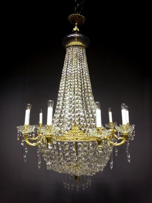 Large Antique Empire Chandelier-WSV-605364