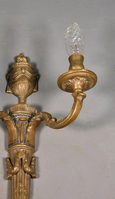 Large Antique French Wall Sconce in Bronze, 1890s-CTD-1453744