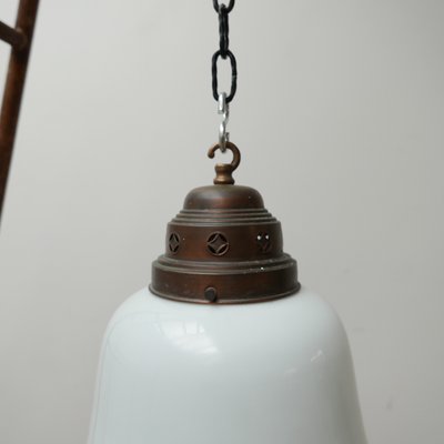 Large Antique German 2-Tone Pendant Lamp-JRP-950978