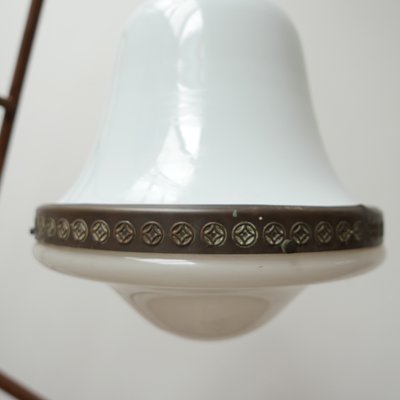 Large Antique German 2-Tone Pendant Lamp-JRP-950978