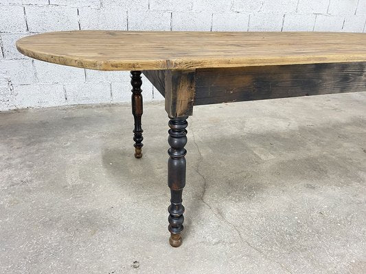 Large Antique Pine Farm Table, 1890s-PB-1761829