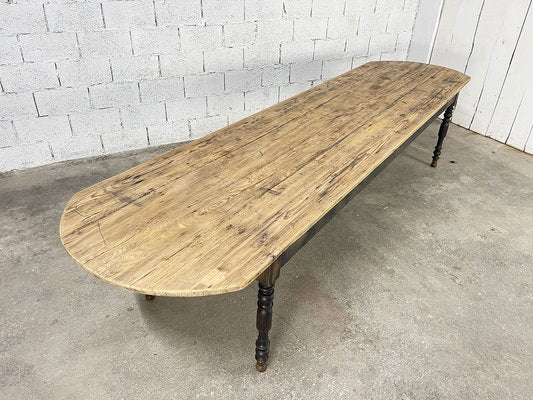 Large Antique Pine Farm Table, 1890s-PB-1761829